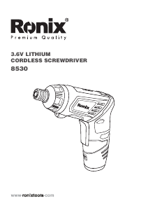 Handleiding Ronix 8530 Schroefmachine