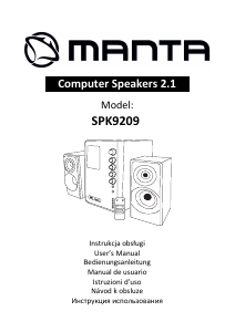 Bedienungsanleitung Manta SPK9209 Lautsprecher