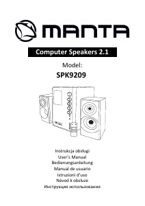 Manual Manta SPK9209 Speaker