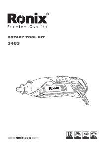 Handleiding Ronix 3403 Rechte slijper
