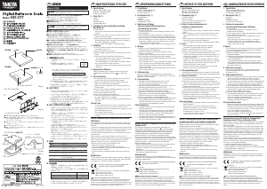 Mode d’emploi Tanita HD-377 Pèse-personne