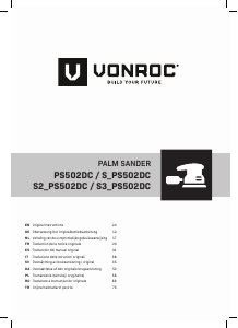 Kullanım kılavuzu Vonroc S3_PS502DC Delta zımpara