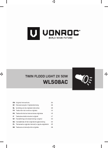 Manual Vonroc WL508AC Lampă