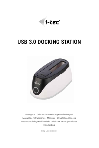 Manual i-Tec U3HDDOCK Docking Station