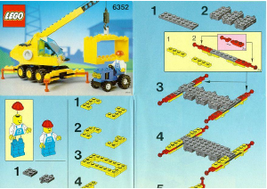 Manual Lego set 6352 Town Cargomaster crane