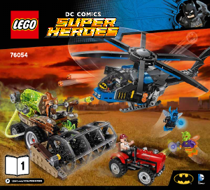 Brugsanvisning Lego set 76054 Super Heroes Batman – Fugleskræmsels frygthøst