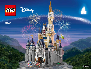 Manual Lego set 71040 Disney The Disney castle