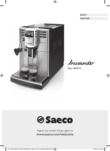Használati útmutató Saeco HD8914 Incanto Presszógép