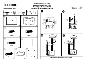 Manual Kerbl 81534 Lifestyle Cat Tree