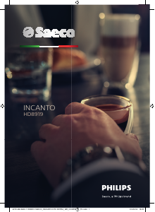 Handleiding Saeco HD8919 Incanto Espresso-apparaat