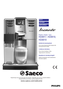 Kasutusjuhend Saeco HD8919 Incanto Espressomasin