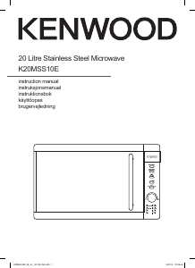 Bruksanvisning Kenwood K20MSS10E Mikrobølgeovn