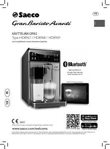 Käyttöohje Saeco HD8968 GranBaristo Avanti Espressokeitin