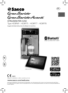 Manuale Saeco HD8977 GranBaristo Macchina per espresso
