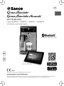 Käyttöohje Saeco HD8978 GranBaristo Espressokeitin