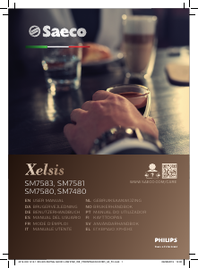 Brugsanvisning Saeco SM7581 Xelsis Espressomaskine
