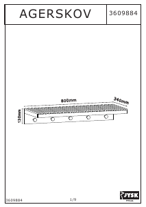 Hướng dẫn sử dụng JYSK Agerskov Giá áo