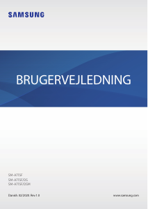 Brugsanvisning Samsung SM-A715F/DS Galaxy A71 Mobiltelefon