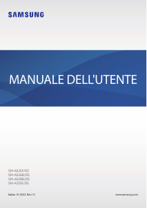 Manuale Samsung SM-A725F/DS Galaxy A72 Telefono cellulare