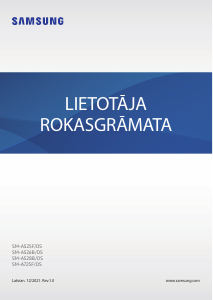 Rokasgrāmata Samsung SM-A725F/DS Galaxy A72 Mobilais tālrunis