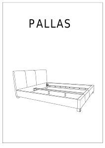 Руководство JYSK Pallas (159x204) Каркас кровати
