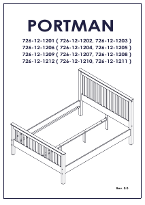 Manual JYSK Portman (138x210) Bed Frame
