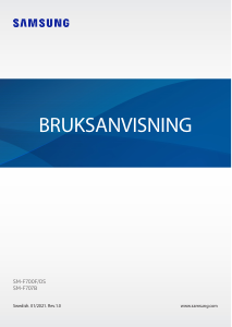 Bruksanvisning Samsung SM-F707B Galaxy Z Flip Mobiltelefon