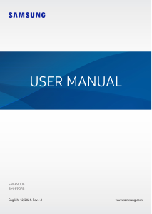 Manual Samsung SM-F907B Galaxy Fold Mobile Phone