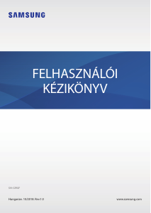 Használati útmutató Samsung SM-G390F Galaxy Xcover4 Mobiltelefon