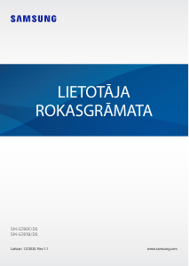 Rokasgrāmata Samsung SM-G781B/DS Galaxy S20 Mobilais tālrunis