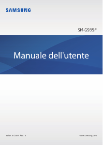Manuale Samsung SM-G935F Galaxy S7 Edge Telefono cellulare