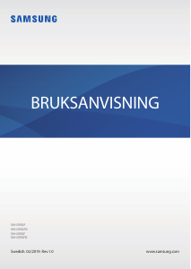 Bruksanvisning Samsung SM-G950F Galaxy S8 Mobiltelefon