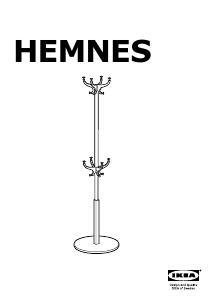 Εγχειρίδιο IKEA HEMNES Κρεμάστρα παλτών