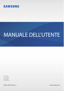 Manuale Samsung SM-G955FD Galaxy S8+ Telefono cellulare