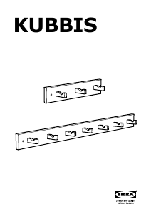 Instrukcja IKEA KUBBIS Wieszak stojący