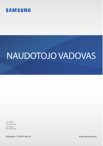 Vadovas Samsung SM-G960F/DS Galaxy S9 Mobilusis telefonas