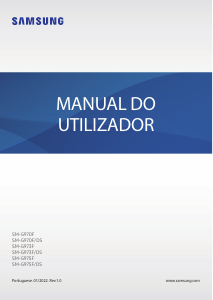 Manual Samsung SM-G970F/DS Galaxy S10e Telefone celular