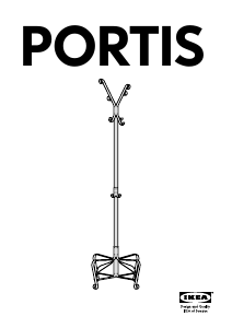 Használati útmutató IKEA PORTIS Fogas