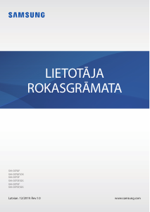 Rokasgrāmata Samsung SM-G973F/DS Galaxy S10 Mobilais tālrunis