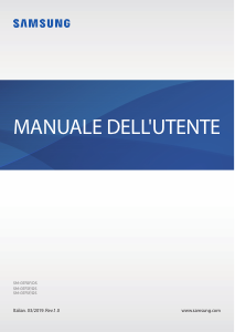 Manuale Samsung SM-G975F/DS Galaxy S10+ Telefono cellulare