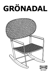 Rokasgrāmata IKEA GRONADAL Atzveltnes krēsls