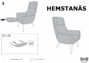 Handleiding IKEA HEMSTANAS Fauteuil