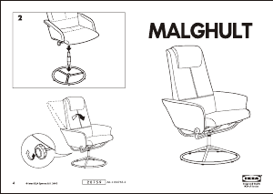 Manual IKEA MALGHULT Armchair