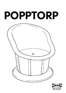 Εγχειρίδιο IKEA POPPTORP Πολυθρόνα