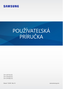 Návod Samsung SM-G996B/DS Galaxy S21+ Mobilný telefón