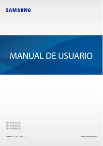 Manual de uso Samsung SM-G996B/DS Galaxy S21+ Teléfono móvil