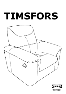 Manual de uso IKEA TIMSFORS Sillón