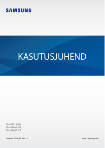 Kasutusjuhend Samsung SM-G996B/DS Galaxy S21+ Mobiiltelefon
