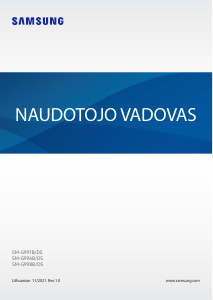 Vadovas Samsung SM-G996B/DS Galaxy S21+ Mobilusis telefonas