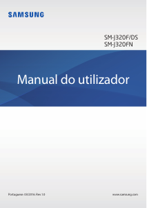 Manual Samsung SM-J320F/DS Galaxy J3 Telefone celular